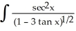 <strong>Determine the integral by making an appropriate substitution. dx</strong> A) ln + C B) - ln + C C) - + C D) + C E) none of these