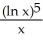dx Enter your answer with any coefficients in front as integers or reduced fractions of form a/b.