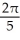 Convert the given angle to degree measure.