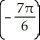 Find t such that 0 ≤ t ≤ π and cos t = cos . Enter just a reduced quotient of form with π in the numerator (unlabeled).