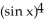 <strong>Differentiate. sin </strong> A) 5 cos B) 5 cos x C) 5 sin D) 5x cos