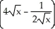 <strong>Find:     dx</strong> A)     -   + C B) 6   -   ln   + C C)   +   + C D)   +     + C <div style=padding-top: 35px> 