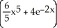 <strong>Find:     dx</strong> A)   - 2   + C B)   - 8   + C C)   - 2   + C D)     - 2   + C <div style=padding-top: 35px> 