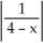<strong>Find a function f(x) with the following property: f'(x) = -   , f(2) = 0.</strong> A) f(x) =   +   B) f(x) = ln   +   C) f(x) = ln   - 2 D) f(x) = -ln   + 2 E) none of these <div style=padding-top: 35px> 