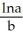 The decay constant for strontium 90 is λ = 0.0244, where the time is measured in years. How long will it take for a quantity of strontium 90 to decay to its original size? Enter your answer exactly in the form where a is a reduced fraction and b is a real number to four decimal places (no units).