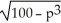 A manufacturer has a demand function q = . Determine the elasticity of demand as a function of p. Enter your answer exactly as where P, Q are polynomials in p in standard form, and the leading coefficient of P is a reduced fraction of form .