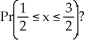 The probability density function of a continuous random variable X is , . Is this the graph of f(x) with the shaded area corresponding to