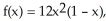 Find the expected value and variance for the random variable whose probability density function is 0 ≤ x ≤ 1. Enter just two reduced fractions (unlabeled) in the order E(X), Var(X) separated by a comma.