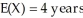 Let X be the time to failure of an electronic component, and suppose X is an exponential random variable with . Find the median lifetime, i.e., find M such that . Enter just a real number rounded to two decimal places (no units).