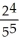 Determine the sum of the following geometric series: + + + + + ... . Enter just a reduced fraction of form .