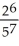 Determine the sum of the following geometric series: + + + + + ... . Enter just a reduced fraction of form .