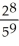 Determine the sum of the following geometric series: + + + + + ... . Enter just a reduced fraction of form .