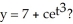 Given the differential equation: , is this the solution