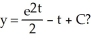 Given the differential equation: , is this the solution