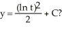 Given the differential equation: , is this the solution
