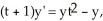 Given the differential equation: is this the solution