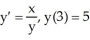 <strong>Solve the differential equation with the given initial condition. </strong> A) y = B) y = ± C) y = ± D) y =