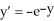 <strong>Solve the differential equation with the given initial condition. , y(0) = 0</strong> A) y = -ln B) y = 0 C) y = D) y = E) none of these