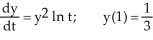 Given the differential equation with the given initial condition: is this the solution
