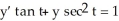 Combine the terms y and into the derivative of a product: . Is this derivative correct: ?