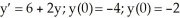 One or more initial conditions are given for the differential equation. Use the qualitative theory of autonomous differential equations to sketch the graphs of the corresponding solution. Include a yz-graph as well as a ty-graph. Do these graphs represent the situation?