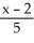 Determine: if y = . Enter your answer as just an integer or a reduced fraction.