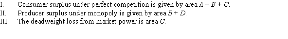 <strong>Use the following to answer question: Figure 9.9   (Figure 9.9) Which of the following statements is (are) TRUE?  </strong> A) I, II, and III B) I and II C) III D) I <div style=padding-top: 35px> 