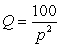 Suppose a firm faces the demand curve   , which gives a constant price elasticity of demand of -2. To answer the next two questions, it will be helpful to recall the Lerner index.  <div style=padding-top: 35px> 