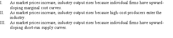 Which of the following statements is (are) TRUE?  