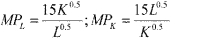 <strong>Suppose a firm with a production function given by Q = 30K<sup>0.5</sup>L<sup>0.5</sup> produces 1,500 units of output. The firm pays a wage of $40 per unit and pays a rental rate of capital of $640 per unit. How many units of labor and capital should the firm employ to minimize the cost of producing 1,500 units of output? (Note: )</strong> A) L = 200; K = 12.5 B) L = 625; K = 4. C) L = 275; K = 8.75 D) L = 150; K = 10