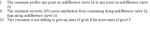 <strong>Use the following to answer question: Figure 4.5 (Figure 4.5) Which of the following statements is TRUE? </strong> A) I and III B) I C) II D) I and II
