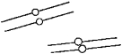 <strong>Which diagram most accurately shows the arrangement of homologous chromosomes during the first metaphase of meiosis?</strong> A) B) C) D) E)