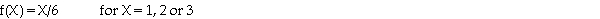 <strong>The probability function for random variable X is specified as: The expected value of X is</strong> A)0.333. B)0.500. C)2.000. D)2.333.
