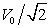 <strong>The rms value of a sinusoidal voltage is , where V<sub>0</sub> is the amplitude. What is the rms value of its fully rectified wave? Recall that V<sub>rect</sub>(t) = \mid V(t) \mid . </strong> A) B) C) D) E)