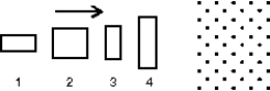 <strong>The four wire loops shown have edge lengths of either L, 2L, or 3L. They will move with the same speed into a region of uniform magnetic field directed out of the page. Rank them according to the maximum magnitude of the induced emf, least to greatest. </strong> A) 1 and 2 tie, then 3 and 4 tie B) 3 and 4 tie, then 1 and 2 tie C) 4, 2, 3, 1 D) 1, then 2 and 3 tie, then 4 E) 1, 2, 3, 4