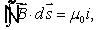 <strong>In Ampere's law, the symbol is:</strong> A) an infinitesimal piece of the wire that carries current i B) in the direction of C) perpendicular to D) a vector whose magnitude is the length of the wire that carries current i E) none of the above