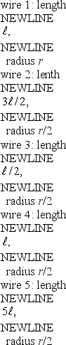 <strong>Five cylindrical wires are made of the same material. Their lengths and radii are Rank the wires according to their resistances, least to greatest.</strong> A) 1, 2, 3, 4, 5 B) 5, 4, 3, 2, 1 C) 1 and 2 tie, then 5, 3, 4 D) 1, 3, 4, 2, 5 E) 1, 2, 4, 3, 5