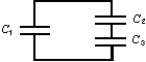 <strong>Capacitor C<sub>1</sub> is connected alone to a battery and charged until the magnitude of the charge on each plate is 4.0 * 10 <sup>-</sup> <sup>8 </sup>C. Then it is removed from the vattery and connected to two other capacitors C<sub>2 </sub>and C<sub>3</sub>, as shown. The charge ont he positive placte of C<sub>1</sub> is then 1.0 *10 <sup>-</sup> <sup>8 </sup>C. The charges on the positive plates of C<sub>2</sub> and C<sub>3 </sub>are: </strong> A) q<sub>2</sub> = 3.0 * 10<sup>-</sup><sup>-8 </sup>C and q<sub>3</sub> = 3.0 * 10<sup>-</sup><sup>8 </sup>C B) q<sub>2</sub> = 2.0 *10<sup>-</sup><sup>8 </sup> Cand q<sub>3</sub> = 2.0 * 10<sup>-</sup><sup>8 </sup>C C) q<sub>2</sub> = 5.0 * 10<sup>-</sup><sup>8 </sup> Cand q<sub>3</sub> = 1.0 *10<sup>-</sup><sup>8 </sup>C D) q<sub>2</sub> = 3.0 * 10<sup>-</sup><sup>8 </sup>C and q<sub>3</sub> = 1.0 * 10<sup>-</sup><sup>8 </sup>C E) q<sub>2</sub> = 1.0 * 10<sup>-</sup><sup>8 </sup> Cand q<sub>3</sub> = 3.0 * 10<sup>-</sup><sup>8 </sup>C
