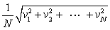 <strong>In a system of N gas molecules, the individual speeds are v<sub>1</sub>, v<sub>2</sub>, ..., v<sub>N</sub>. The rms speed of these molecules is:</strong> A) B) C) D) E)