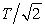 <strong>A simple harmonic oscillator consists of a mass m and an ideal spring with spring constant k. The particle oscillates as shown in (i) with period T. If the spring is cut in half and used with the same particle, as shown in (ii), the period will be: </strong> A) 2T B) C) D) T E) T/2