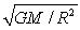 <strong>An object is dropped from an altitude of one Earth radius above Earth's surface. If M is the mass of Earth and R is its radius the speed of the object just before it hits Earth is given by:</strong> A) B) C) D) E)