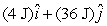 <strong>At time t = 0 a 2-kg particle has a velocity in m/s of At t = 3 s its velocity is During this time the work done on it was:</strong> A) 4 J B) -4 J C) -12 J D) -40 J E)