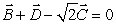 <strong>Four vectors all have the same magnitude. The angle \theta between adjacent vectors is 45 \degree as shown. The correct vector equation is: </strong> A) B) C) D) E)