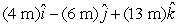 <strong>The two vectors define a plane (it is the plane of the triangle with both tails at one vertex and each head at one of the other vertices). Which of the following vectors is perpendicular to the plane?</strong> A) B) C) D) E)