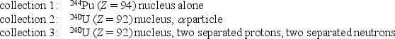 <strong>Rank the following collections of particles according to the total binding energy of all the particles in each collection, least to greatest. </strong> A) 1,2,3 B) 3,2,1 C) 2,1,3 D) 1,3,2 E) 2,3,1