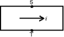 <strong>The current is from left to right in the conductor shown. The magnetic field is into the page and point S is at a higher potential than point T. The charge carriers are: </strong> A) positive B) negative C) neutral D) absent E) moving near the speed of light