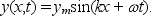 <strong>The displacement of a string is given by The wavelength of the wave is:</strong> A) 2 \pi k/ \omega B) k/ \omega C) \omega k D) 2 \pi /k E) k/2 \pi