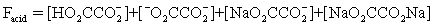 <strong>The pH of a solution composed of NaO<sub>2</sub>CCO<sub>2</sub>H and NaCl must be determined.To get a more complete picture of the equilibrium,the mass balance equation for total oxalate is written.Which is the ONLY valid mass balance equation?</strong> A) B) C) D) E)