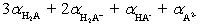 <strong>The mean fraction of protons, ,bound to H<sub>3</sub>A ranges from____________________ and (theoretical)=____________________ .</strong> A)0 to 3; B)1 to 3; C)0 to 3; D)1 to 2; E)0 to 2;