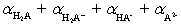 <strong>The mean fraction of protons, ,bound to H<sub>3</sub>A ranges from____________________ and (theoretical)=____________________ .</strong> A)0 to 3; B)1 to 3; C)0 to 3; D)1 to 2; E)0 to 2;